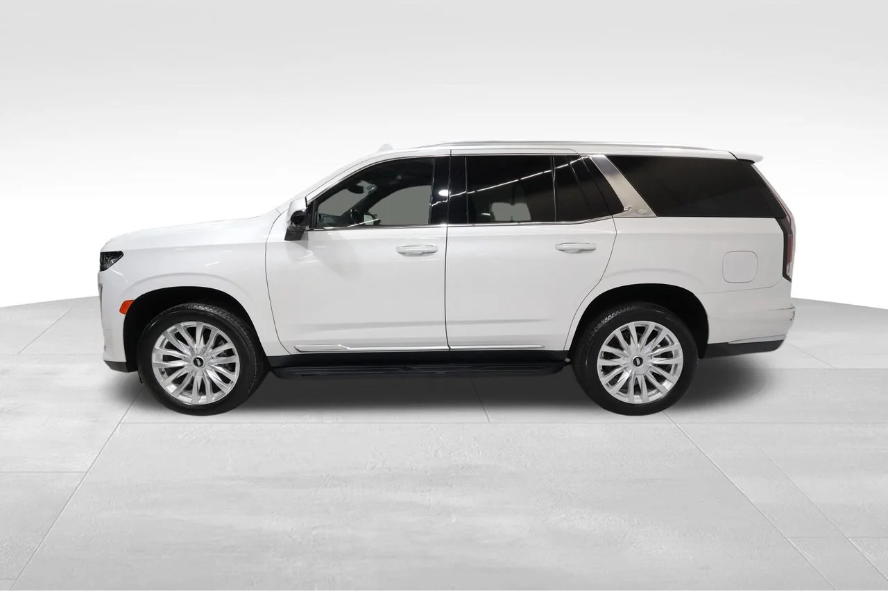 Used 2023 Crystal White Tricoat Cadillac Luxury image 1
