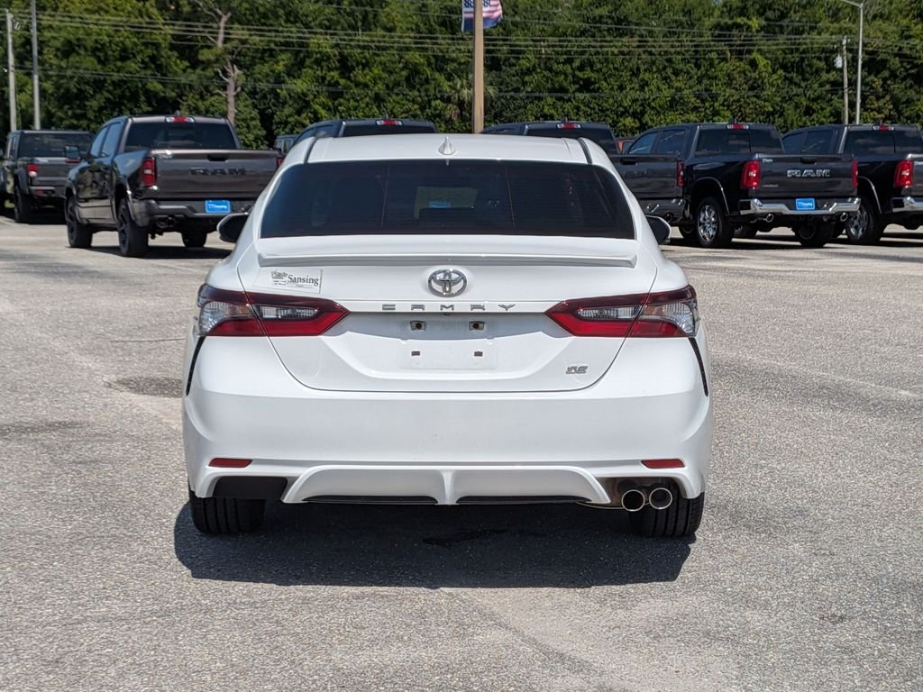 Used 2022 White Toyota SE image 4
