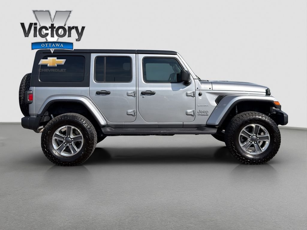 Used 2020 Silver Jeep Unlimited Sahara image 7