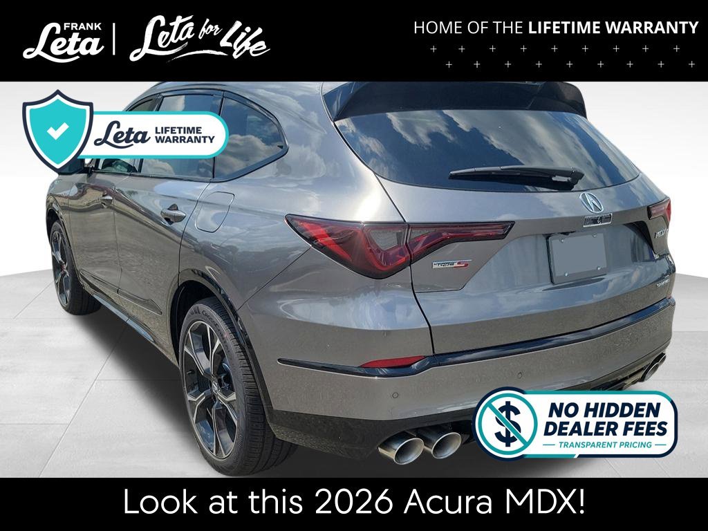 New 2026 Liquid Carbon Metallic Acura Type S w/Advance Package image 3