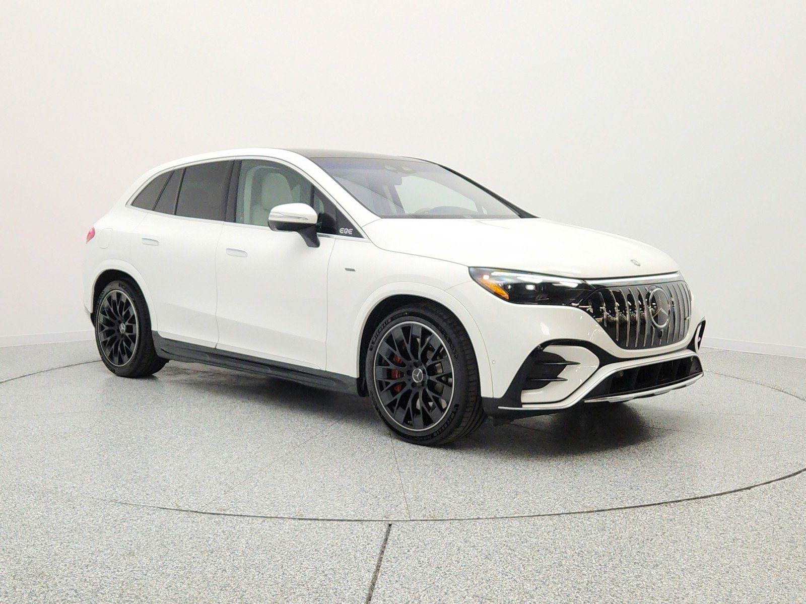 Used 2024 Polar White Mercedes-Benz AMG® EQE 4MATIC+ SUV image 3