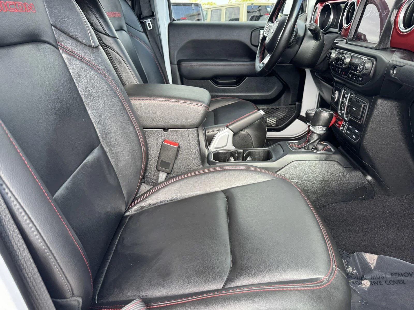Used 2021 Bright White Clearcoat Jeep Rubicon image 8