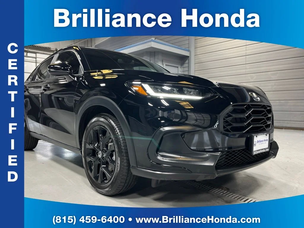 Certified Used 2024 Crystal Black Pearl Honda 5DR AWD SPORT image 1