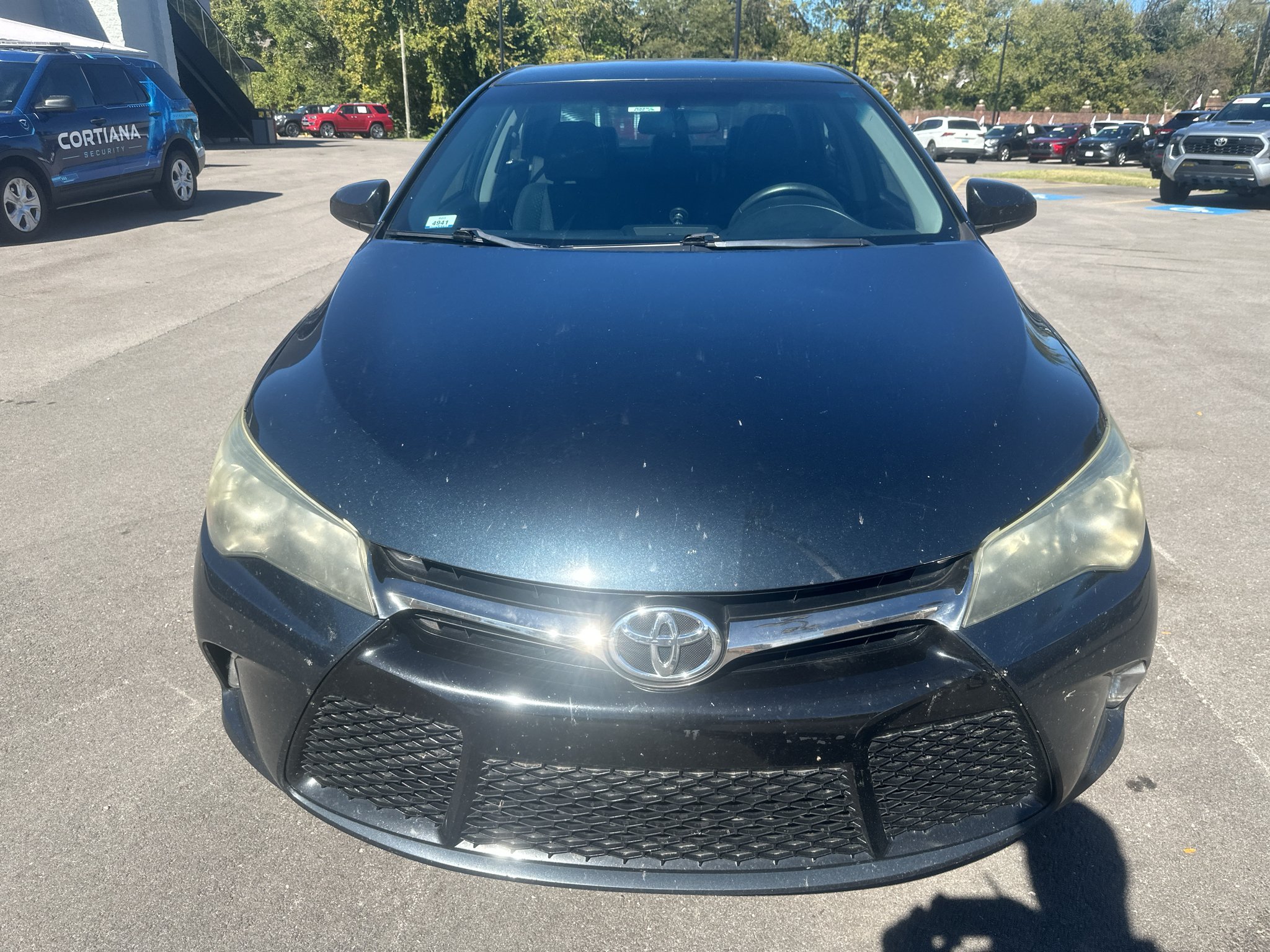 Used 2015 Cosmic Gray Mica Toyota SE image 2