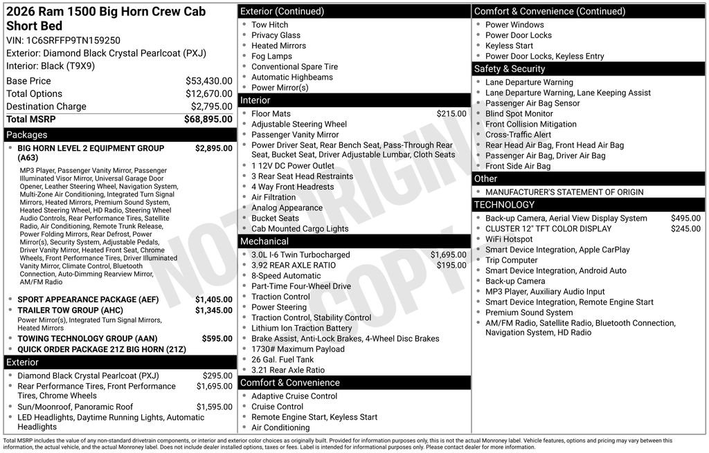 2026 RAM 1500 Big Horn/Lone Star - Photo 7