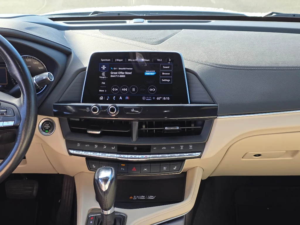 Used 2023 Crystal White Tricoat Cadillac Premium Luxury image 3