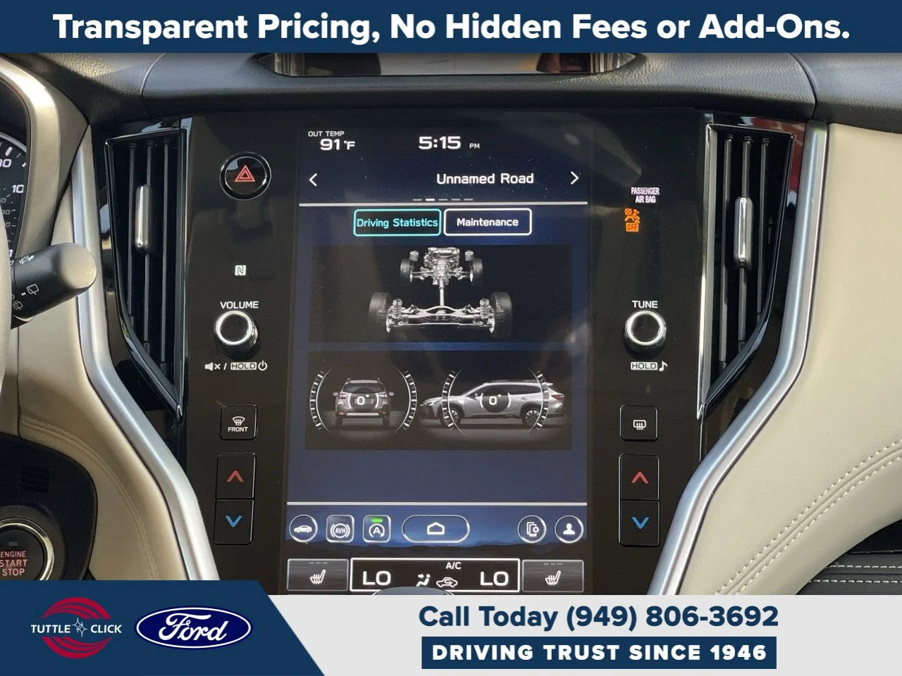 Used 2024 Autumn Green Metallic Subaru Limited XT image 22