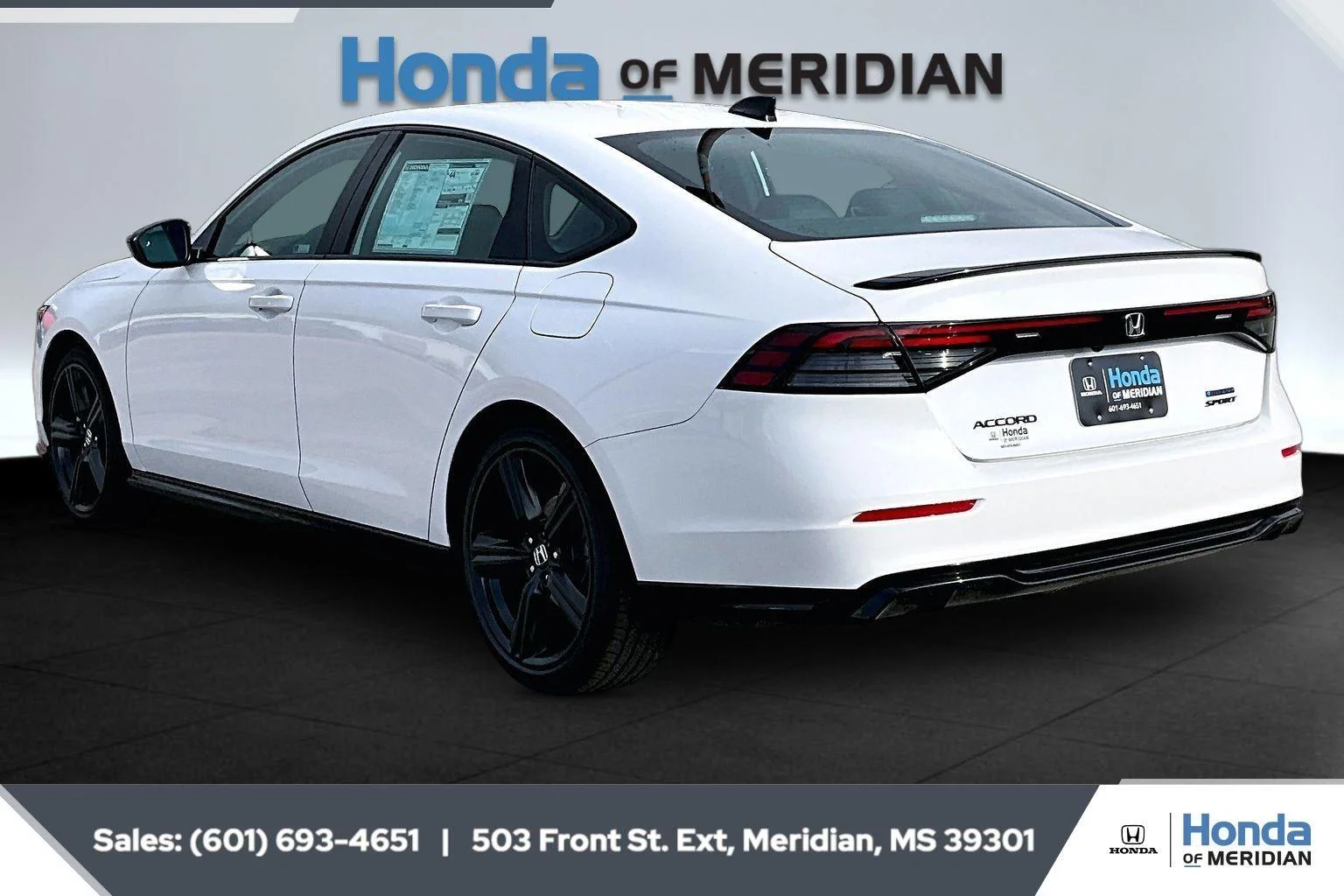 New 2026 Platinum White Pearl Honda Sport-L Hybrid image 3