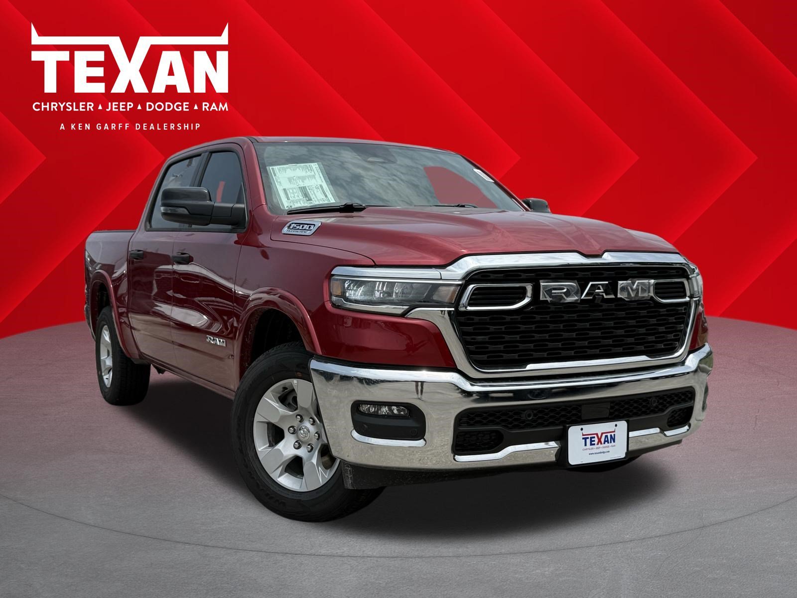 New 2026 Molten Red Pearl-Coat Exterior Paint RAM Big Horn image 1