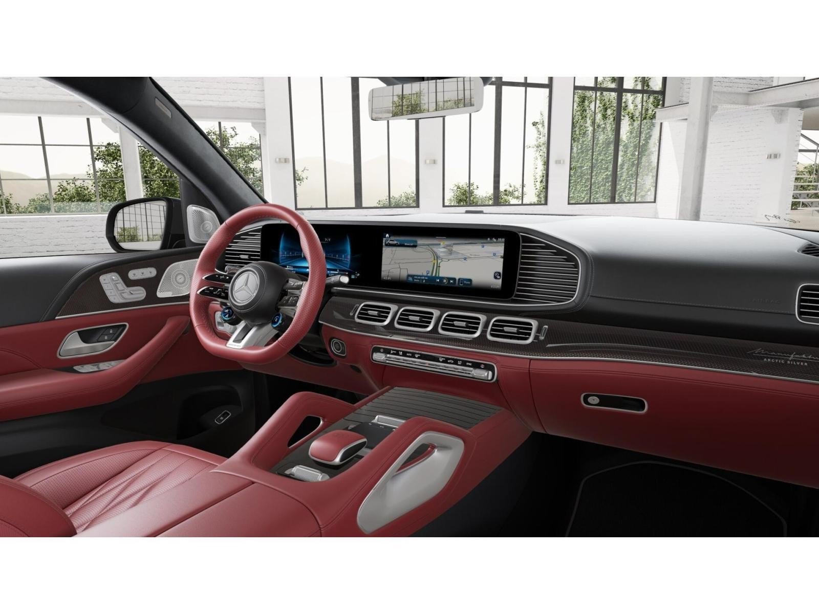 New 2026 MANUFAKTUR Signature Cirrus Silver Magno Mercedes-Benz GLS 63 AMG® 4D Sport Utility 4MATIC®  image 49