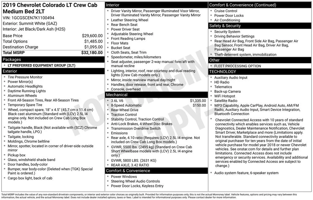 Used 2019 White Chevrolet LT image 10