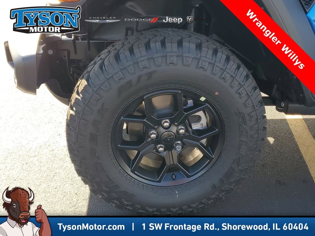 New 2026 Hydro Blue Pearl-Coat Exterior Paint Jeep Willys image 8