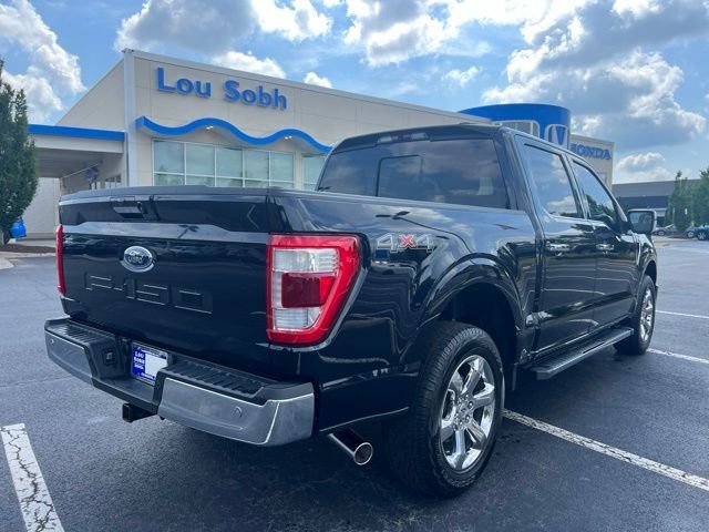 Used 2021 Antimatter Blue Metallic Ford Lariat image 6