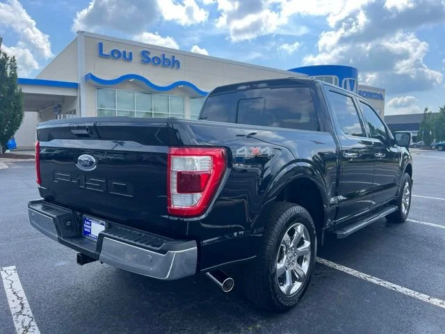 Used 2021 Antimatter Blue Metallic Ford Lariat image 6