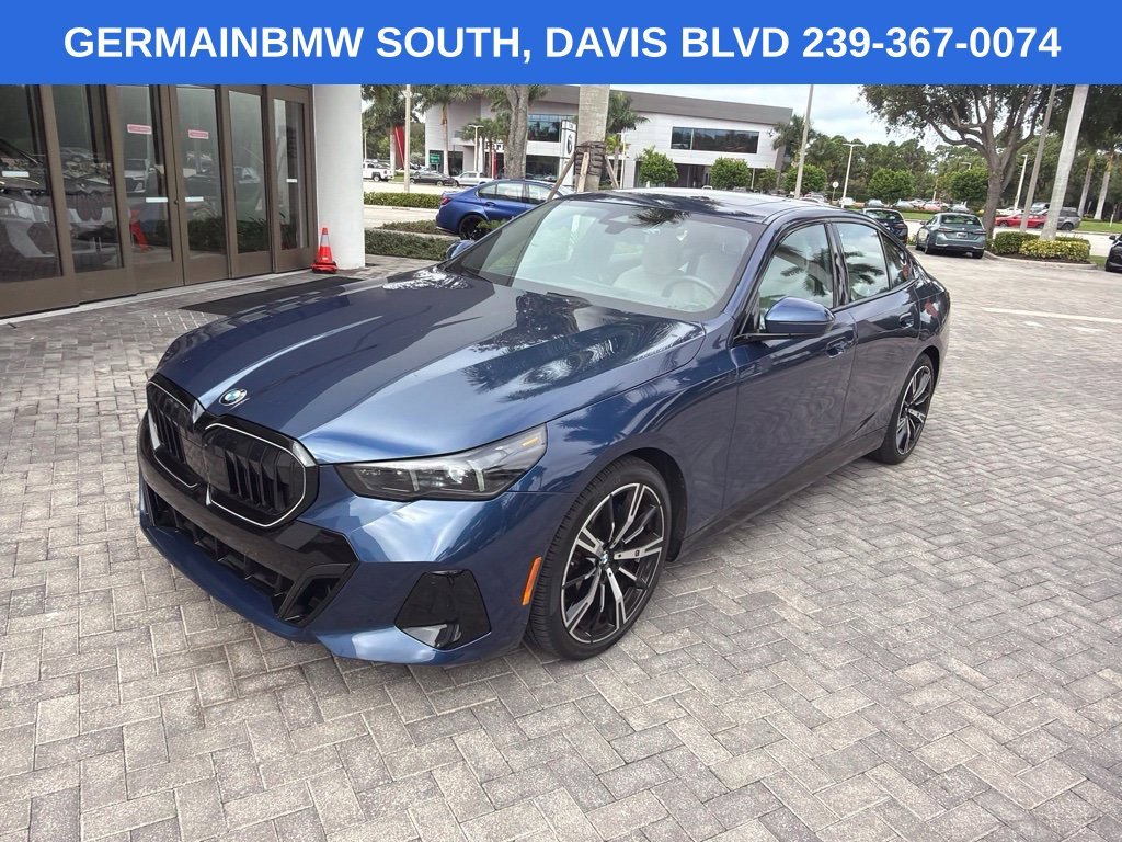 Certified Used 2026 Phytonic Blue Metallic BMW 530i image 1