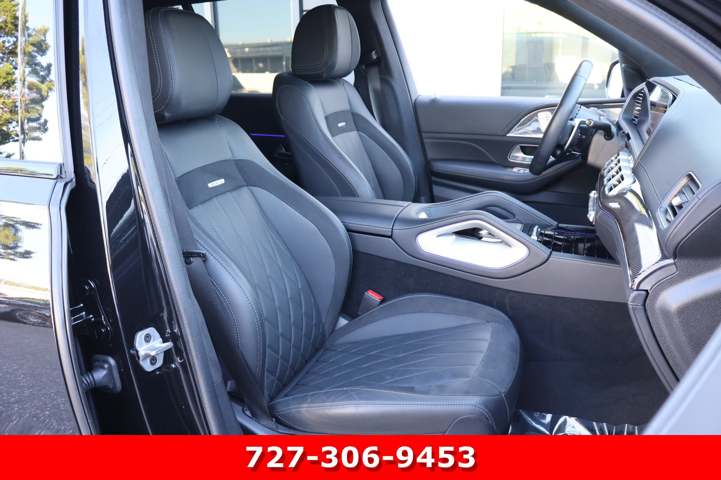 Certified Used 2024 Obsidian Black Metallic Mercedes-Benz AMG® GLS 63 image 28