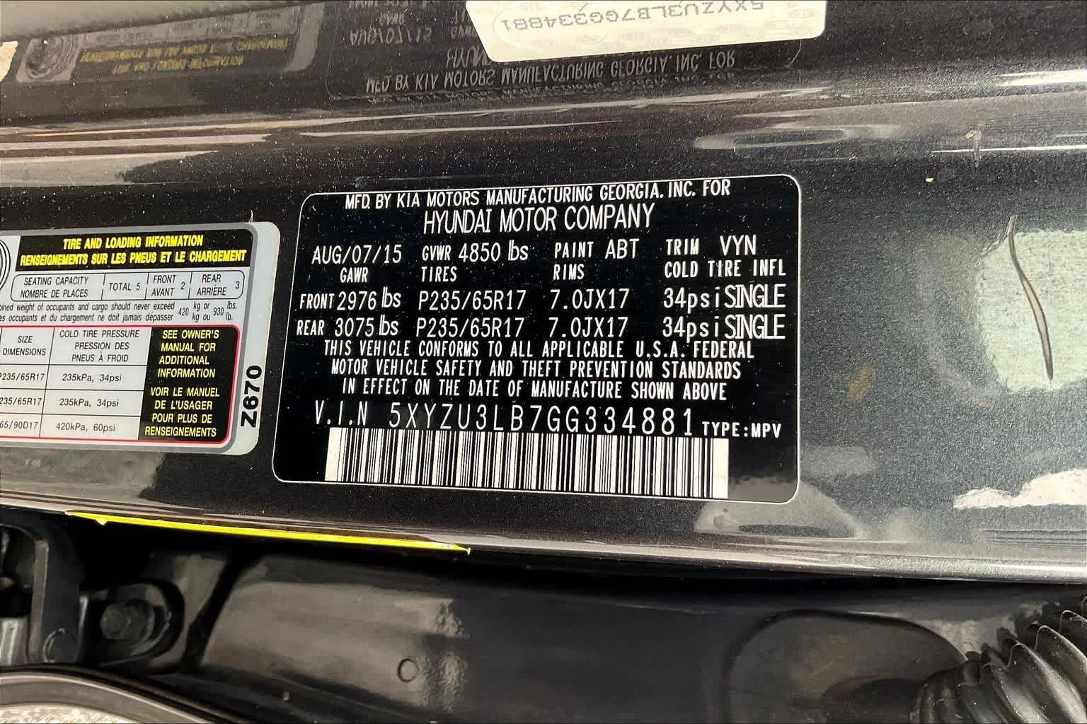 Used 2016 Platinum Graphite Hyundai  image 33