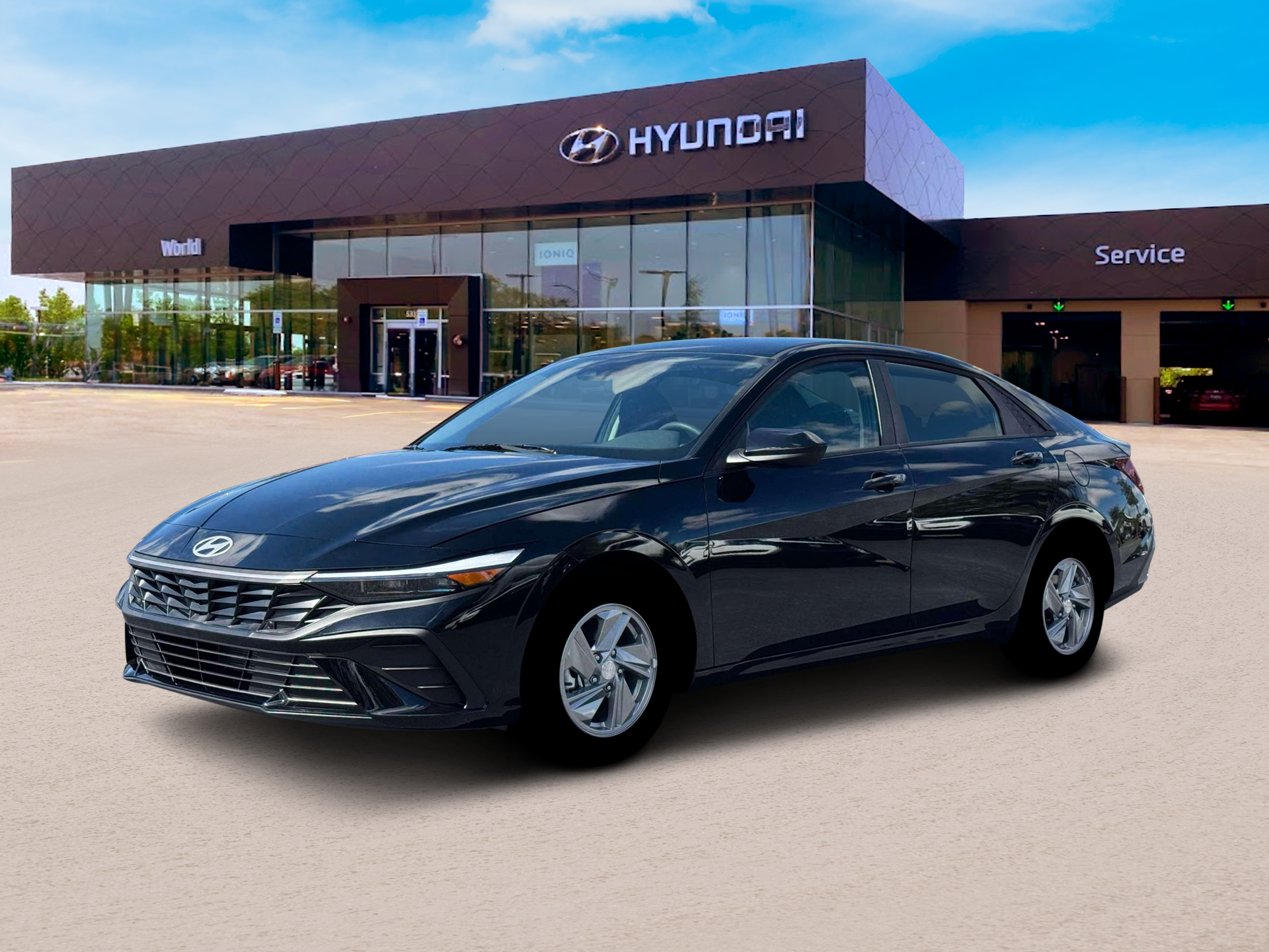 New 2026 Abyss Black Hyundai SE image 2