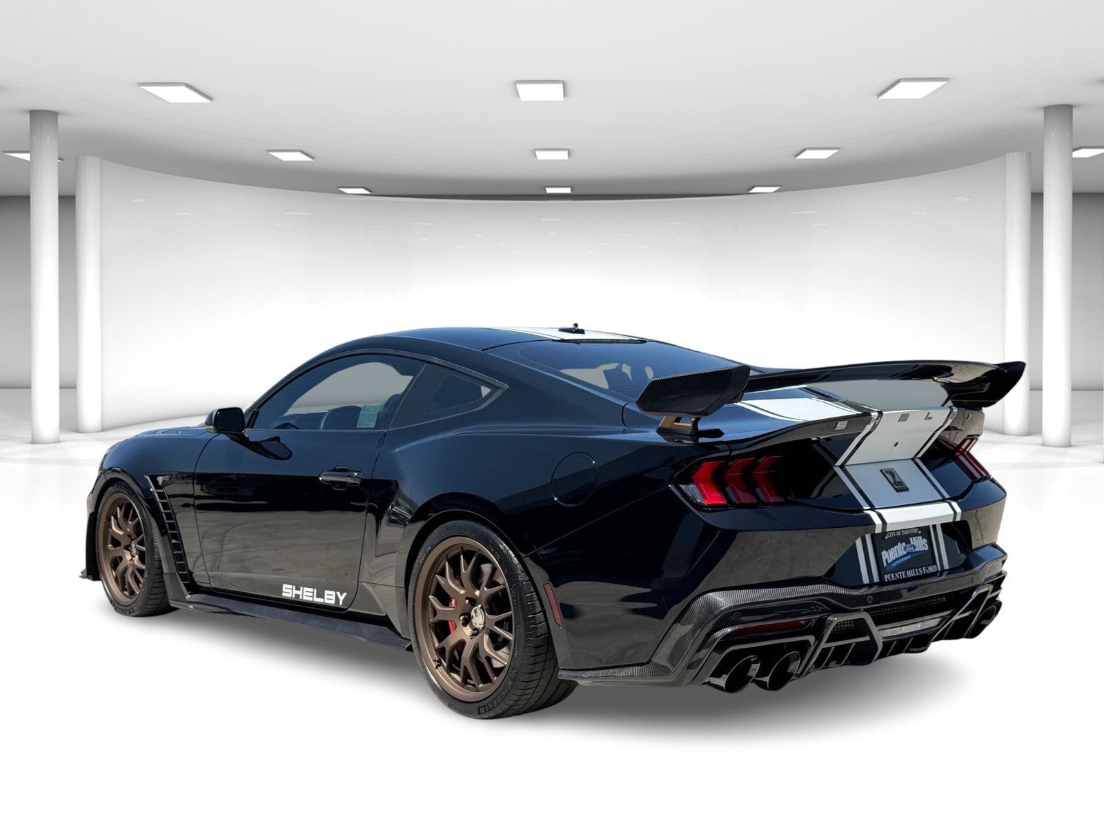 New 2025 Shadow Black Ford GT Premium Fastback image 3