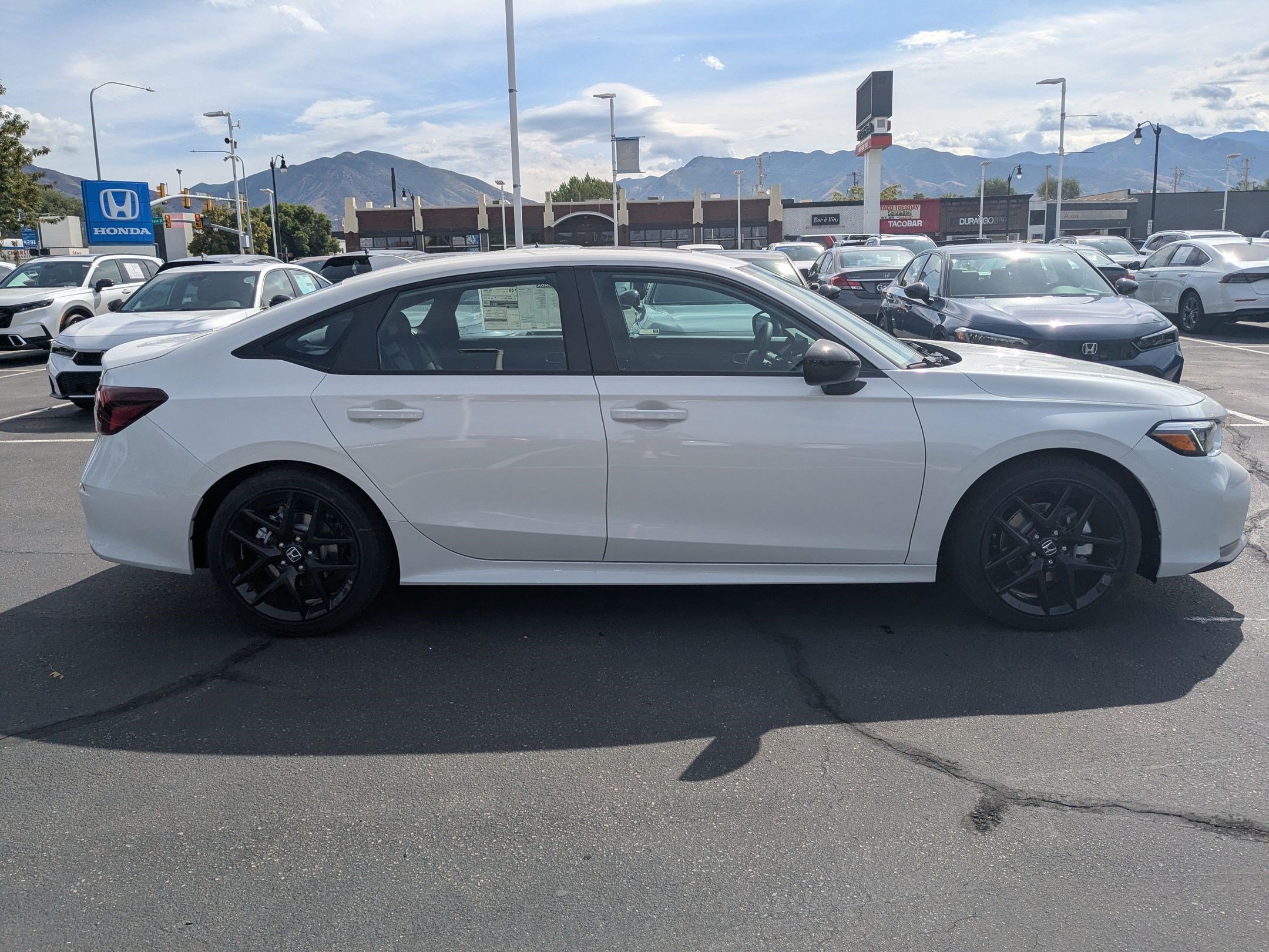 New 2026 Platinum White Pearl Honda Sport image 2