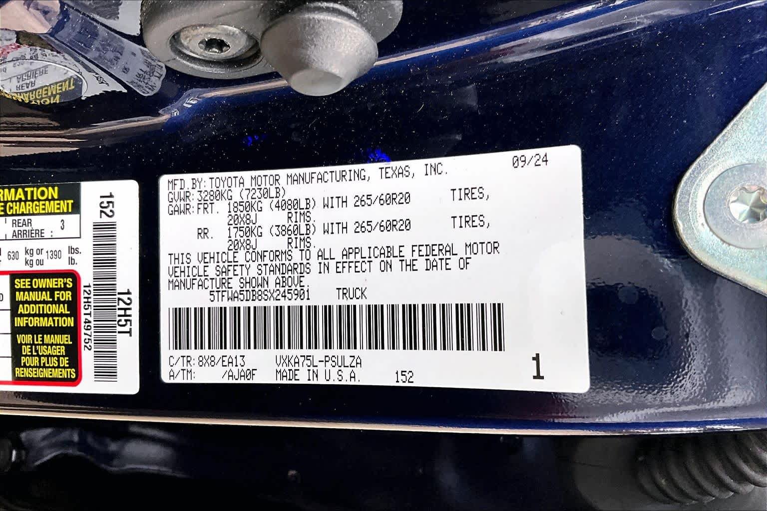 Used 2025 Blueprint Toyota Limited image 35