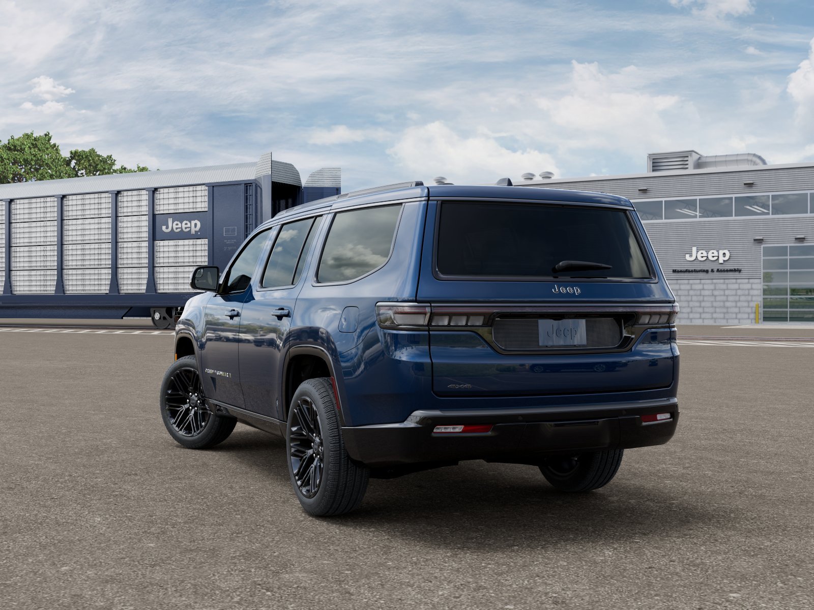 New 2026 Fathom Blue Pearl-Coat Exterior Paint (Late Availability) Jeep Grand Wagoneer image 3