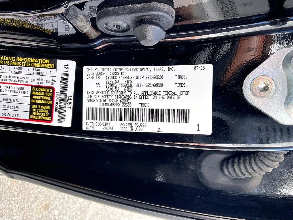 Used 2023 Midnight Black Metallic Toyota 1794 image 33