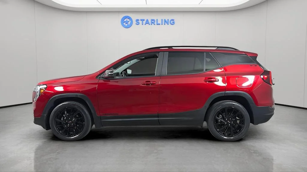 Certified Used 2023 Volcanic Red Tintcoat GMC SLE image 3