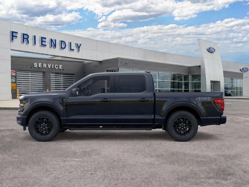 New 2026 Agate Black Metallic Ford XLT image 3