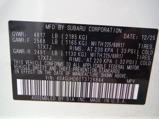 Certified Used 2026 White Subaru Premium image 35