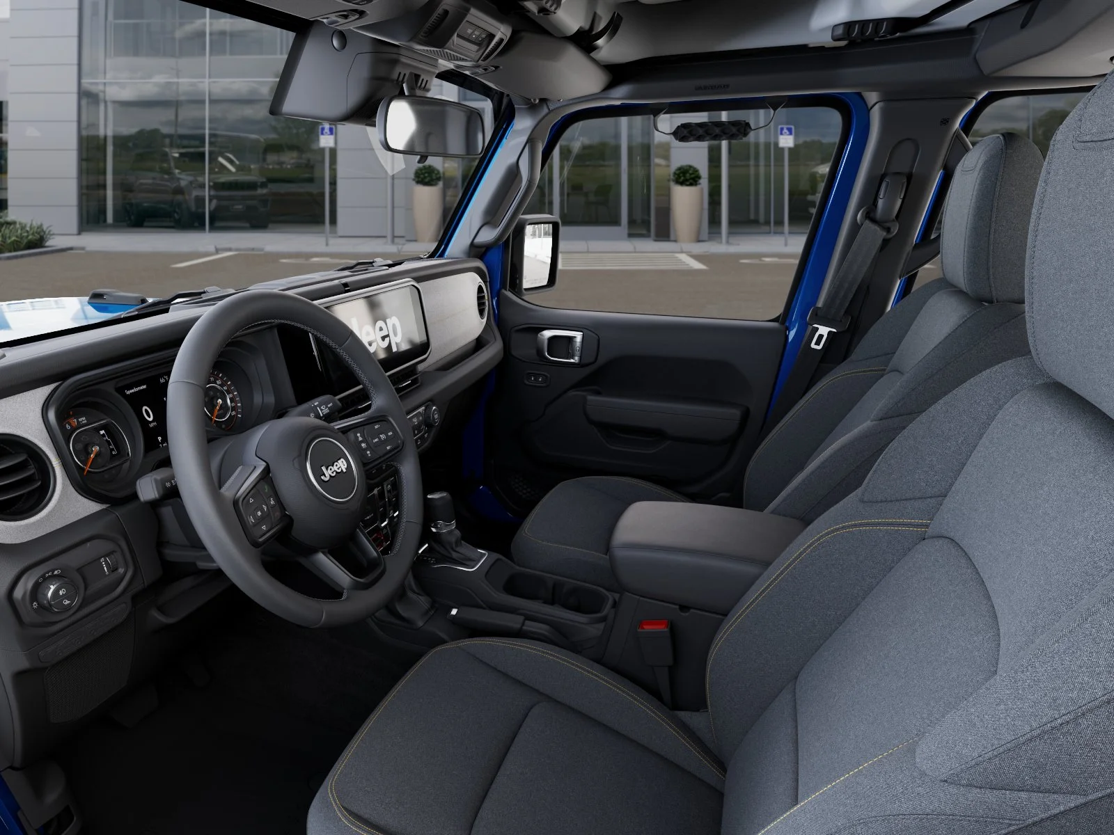New 2026 Hydro Blue Pearl-Coat Exterior Paint Jeep Willys image 22