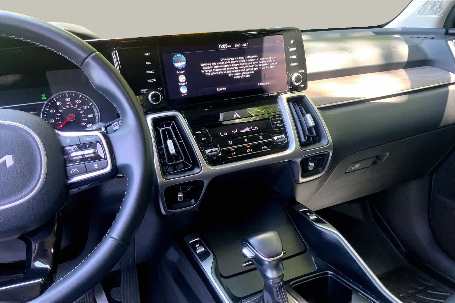 Used 2022 Ebony Black Kia X-Line EX image 7