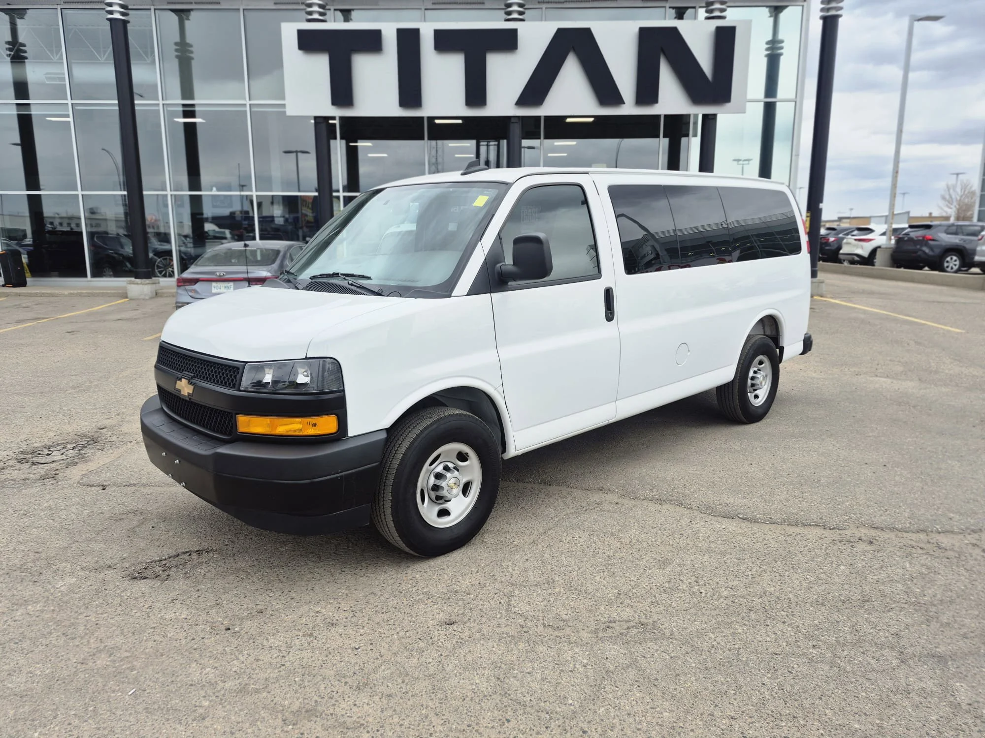 Certified Used 2025 Summit White Chevrolet LS Passenger*12 Pass | 6.6L V8 | Remote Start | Rear Climate | Htd Mirrors | Rubber Lined Flooring image 2