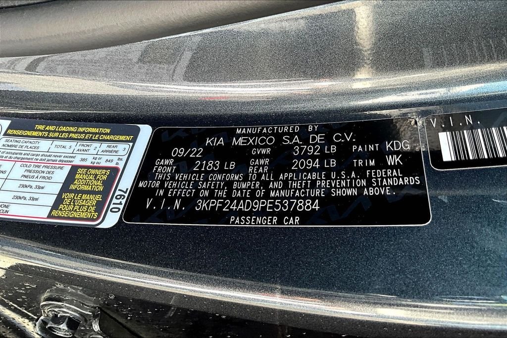 Used 2023 Gray Kia LXS image 19