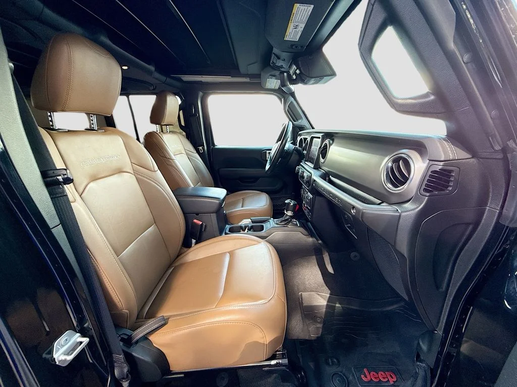 Used 2021 Black Clearcoat Jeep Unlimited Rubicon image 29