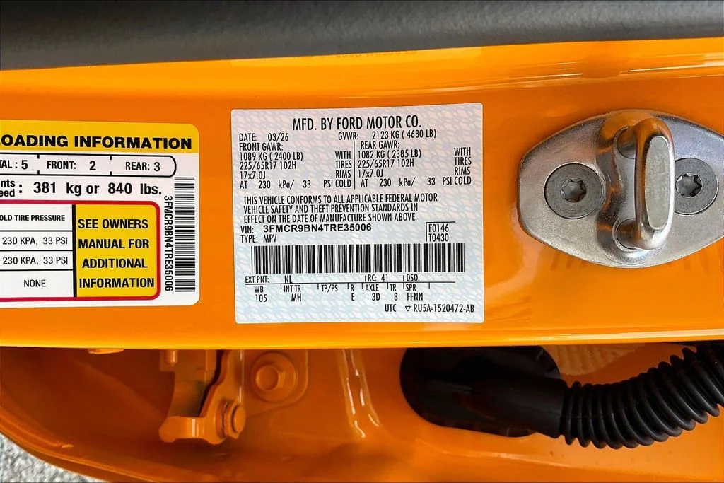 New 2026 Orange Fury Metallic Tri-Coat Ford Big Bend® image 34