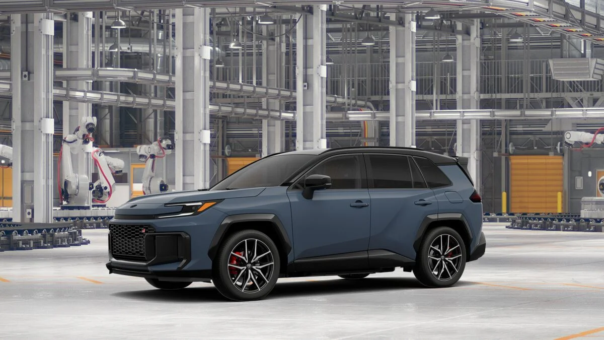 New 2026 Storm Cloud With Midnight Black Metallic Roof Toyota GR Sport image 2