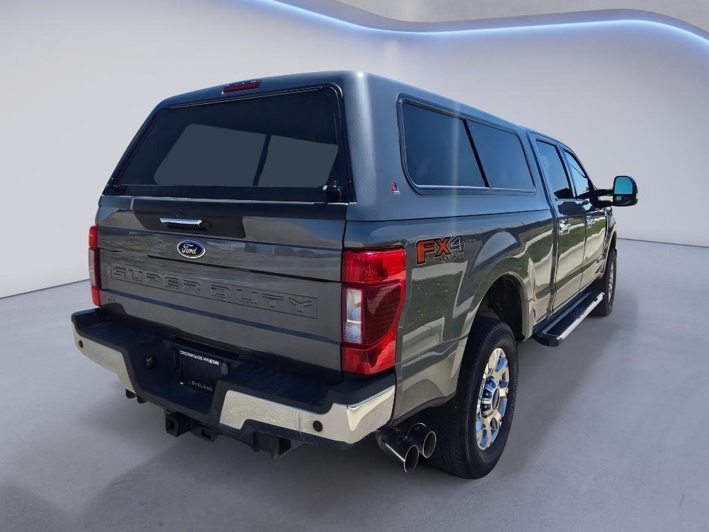 Used 2022 Carbonized Gray Metallic Ford LARIAT image 4
