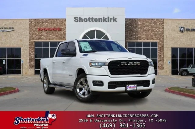 New 2026 Bright White Clear-Coat Exterior Paint RAM Big Horn/Lone Star image 1