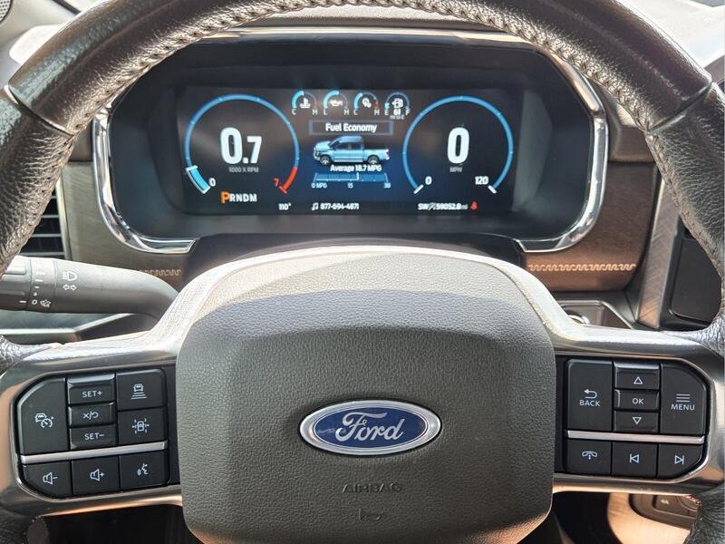 Used 2021 Agate Black Metallic FORD KING RANCH 4WD SUPERCREW 5.5