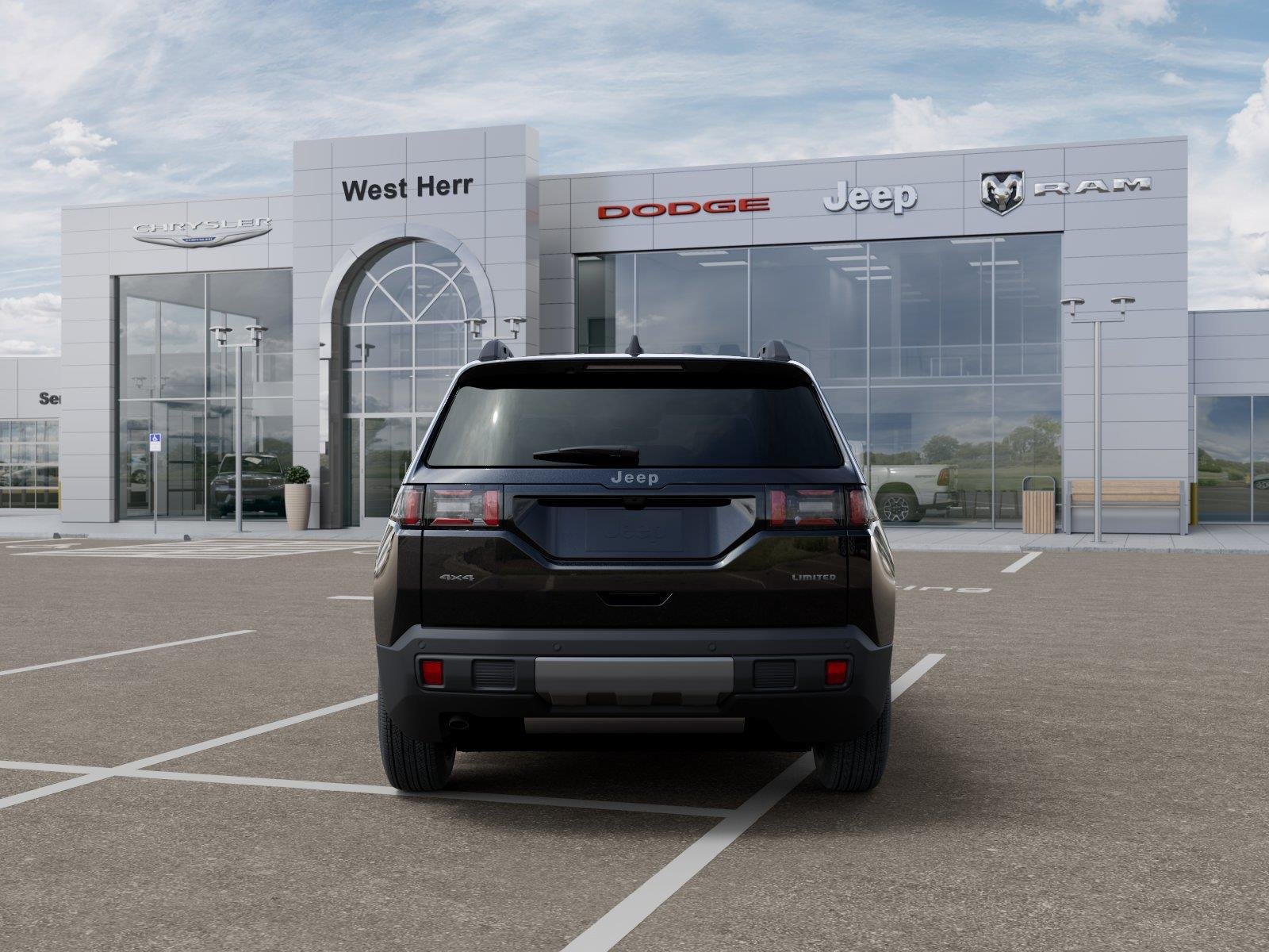 New 2026 Diamond Black Crystal Pearl-Coat Exterior Paint Jeep CHEROKEE LIMITED 4X4 image 7