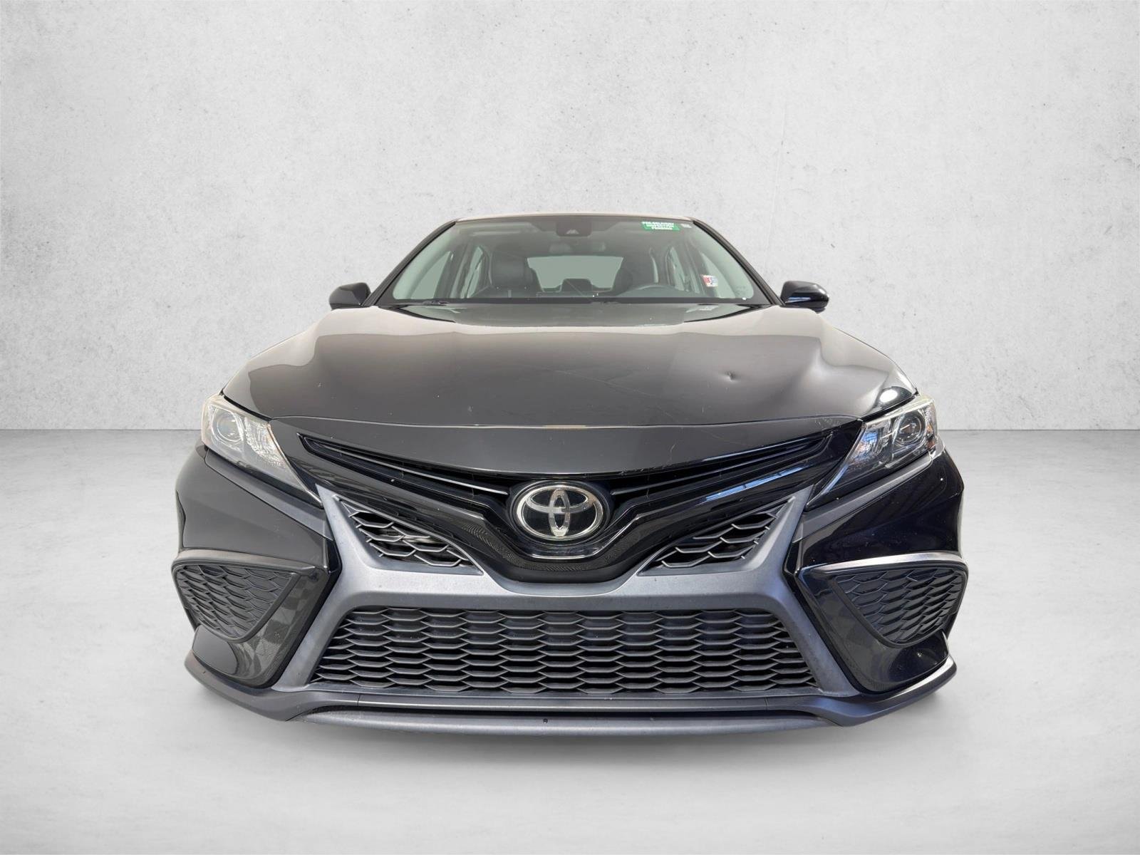 Certified Used 2021 Midnight Black Metallic Toyota SE image 8