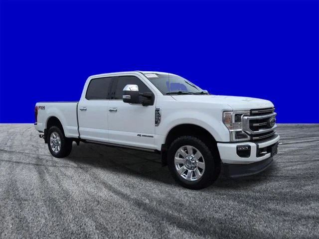 Used 2021 Super Black Ford Platinum image 2