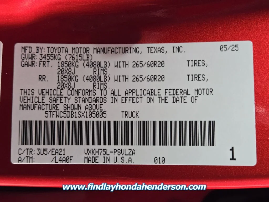 Used 2025 Red Toyota Limited image 15