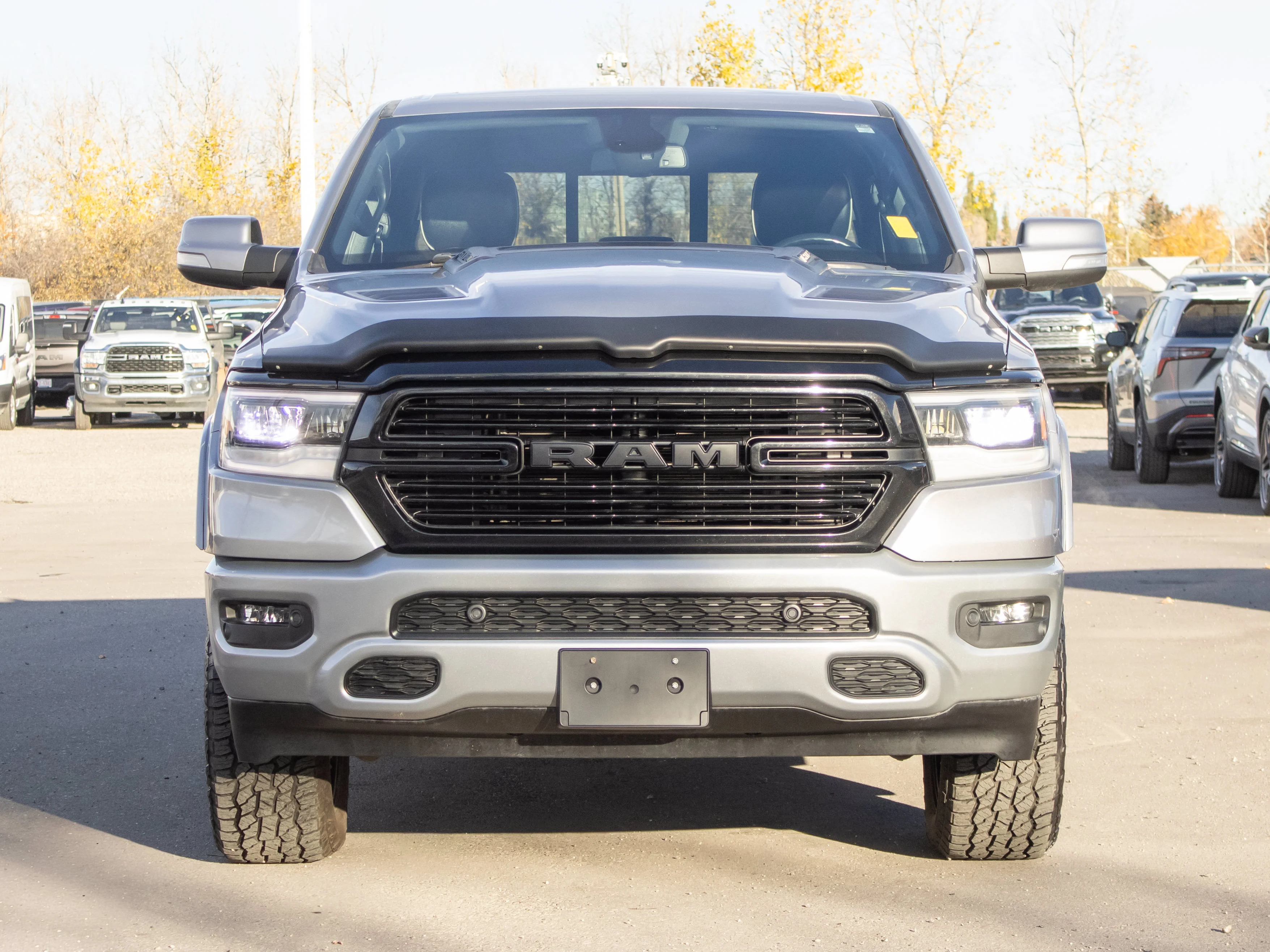 Used 2020 Silver RAM Laramie* Crew Cab 4x4, Laramie Level 2 Equip Group, Mayhem Wheels, Panoramic Roof image 8