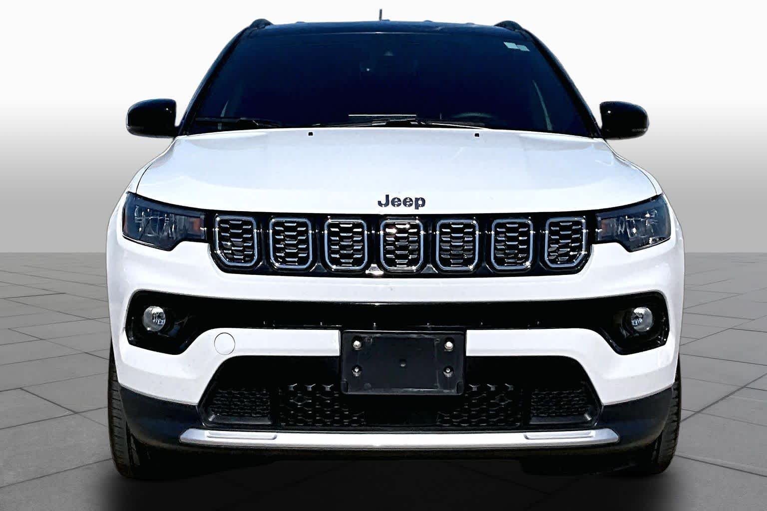 Used 2025 Bright White Clearcoat Jeep Limited image 3