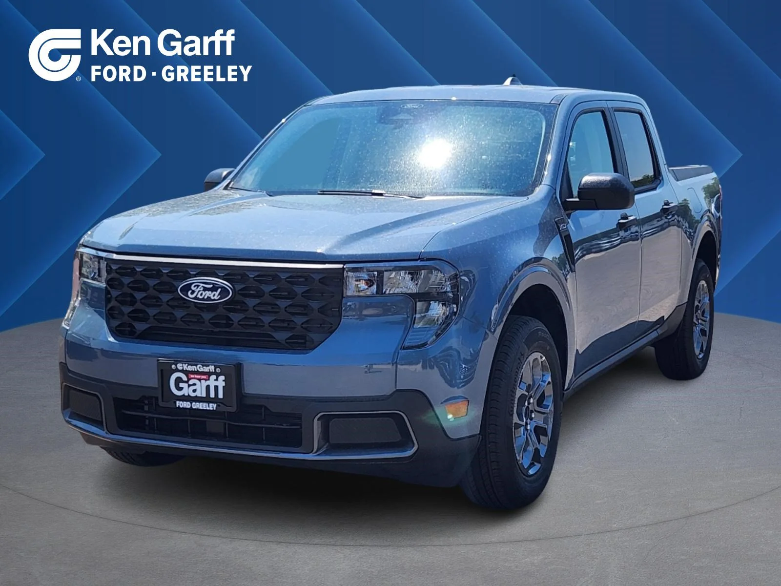 New 2026 Azure Gray Metallic Tri-Coat Ford XLT image 1