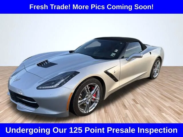 Used 2017 Silver Chevrolet Stingray image 1