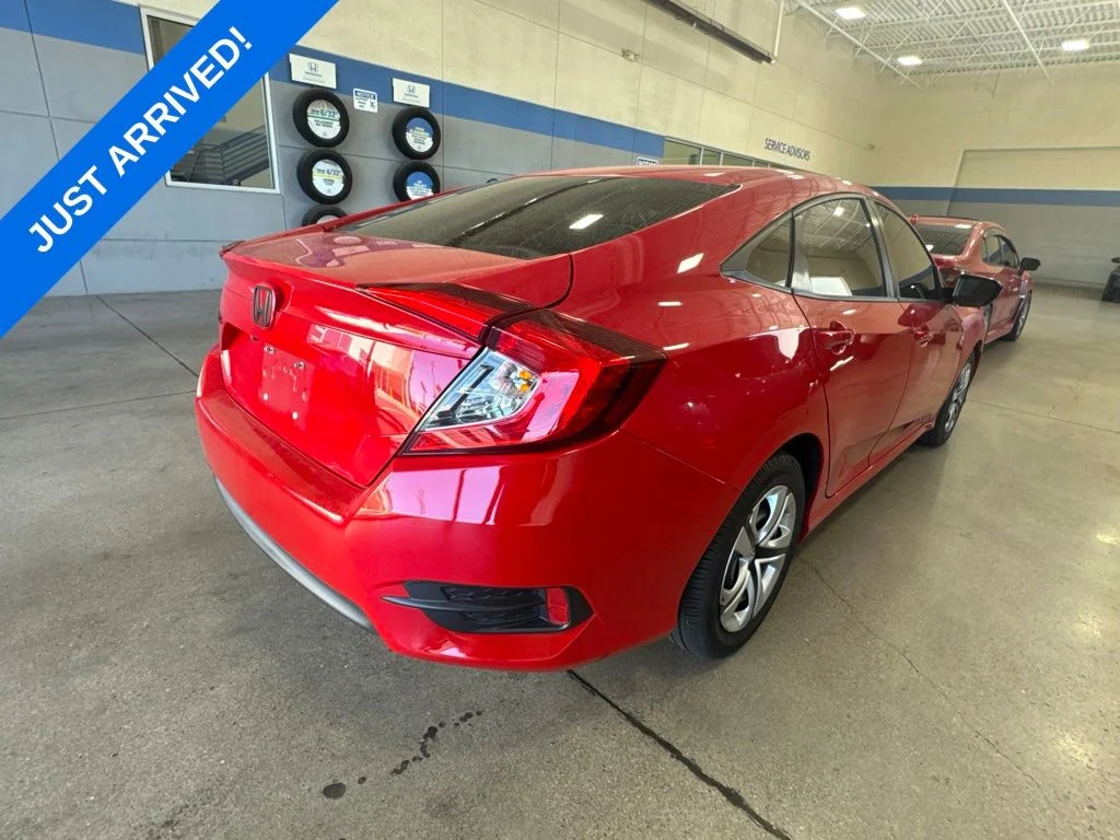 Certified Used 2017 Rallye Red Honda LX image 3