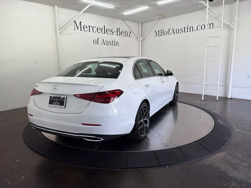 New 2027 White Mercedes-Benz C 300 image 7